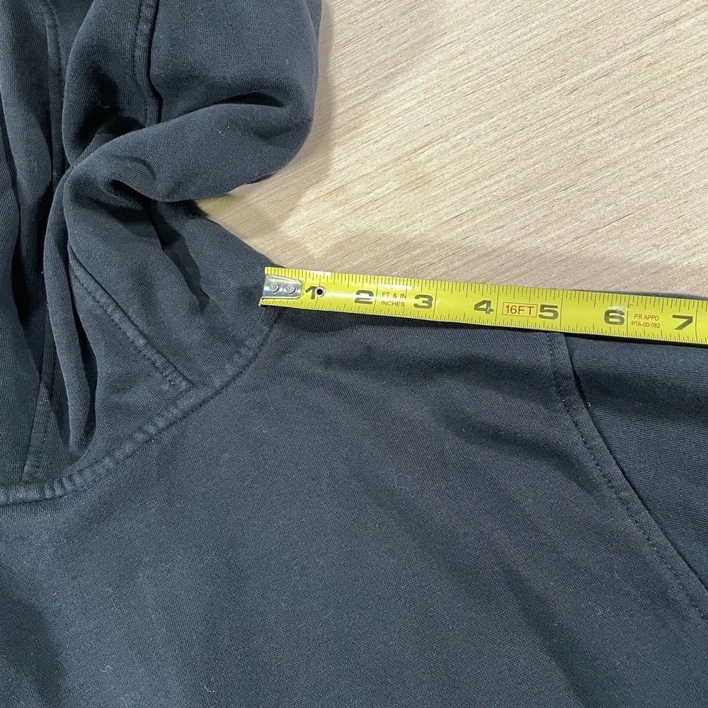 Nike Kids Black Zip Hoodie Size XL Fleece Sweatshirt Swoosh Logo